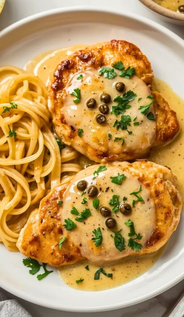 Copycat Chicken Piccata CPK Recipe