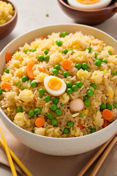 Crockpot Egg Fried Rice