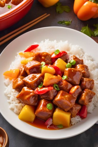 Crockpot Sweet and Sour Pork