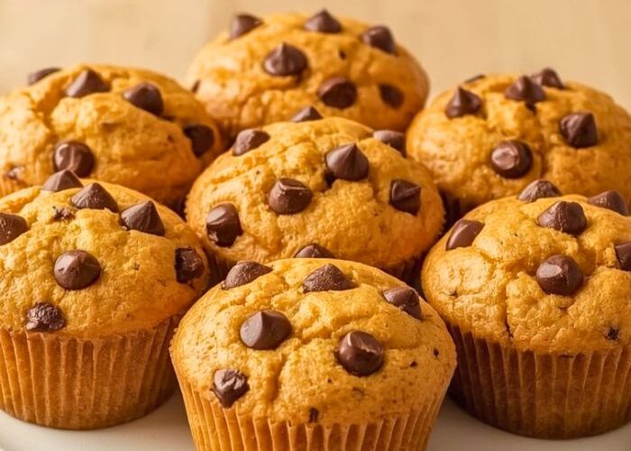 Pumpkin Chocolate Chip Muffins Recipe