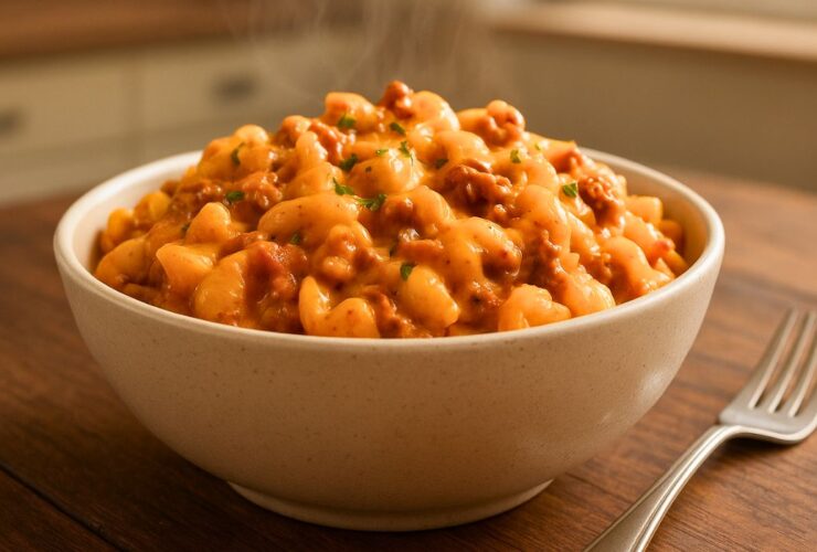 Cheesy Taco Pasta Recipe