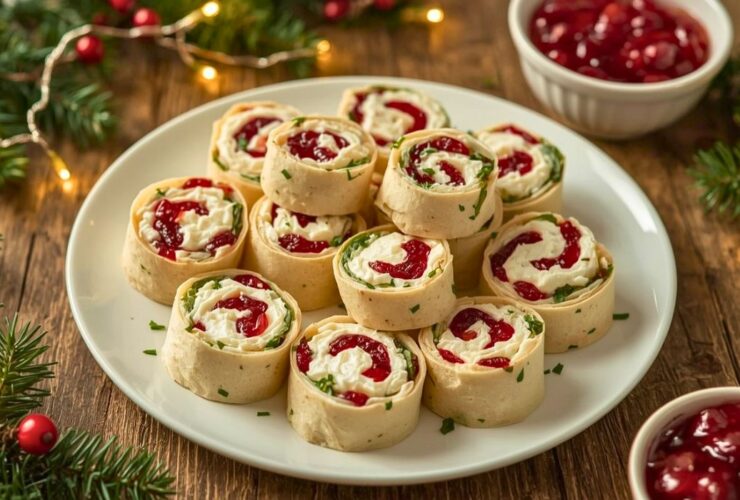 Christmas Cranberry Roll-Ups Recipe