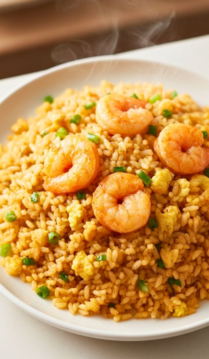 Garlic Shrimp Fried Rice Recipe