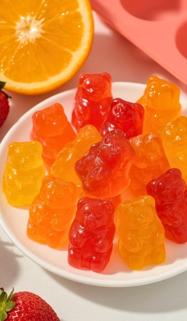 Healthy Gelatin Gummy Bears Recipe