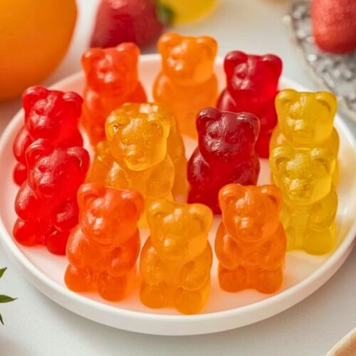 Healthy Gelatin Gummy Bears Recipe