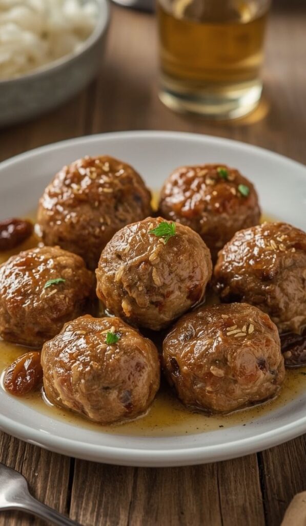 Meatballs With Raisins Recipe