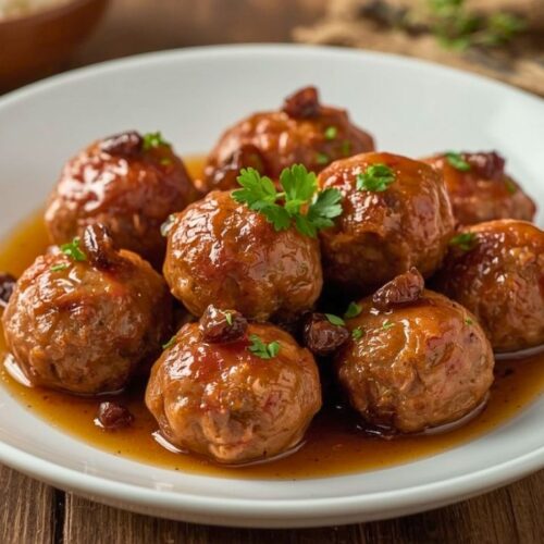 Meatballs With Raisins Recipe