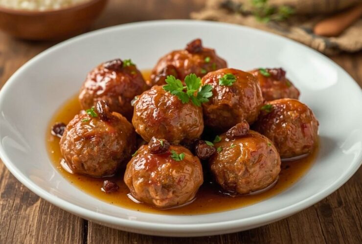 Meatballs With Raisins Recipe