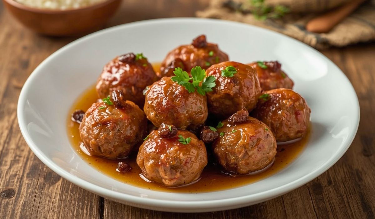 Meatballs With Raisins Recipe