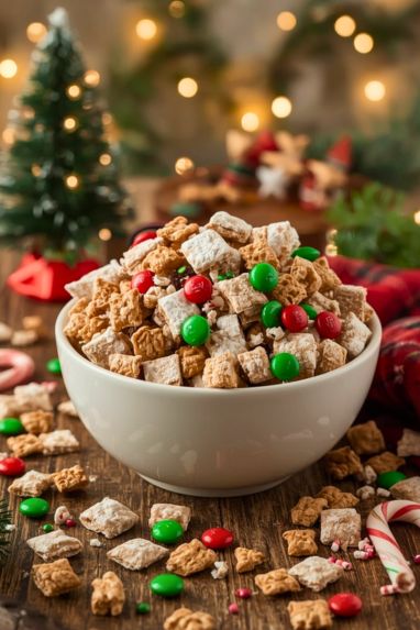 Puppy Chow Christmas Recipe