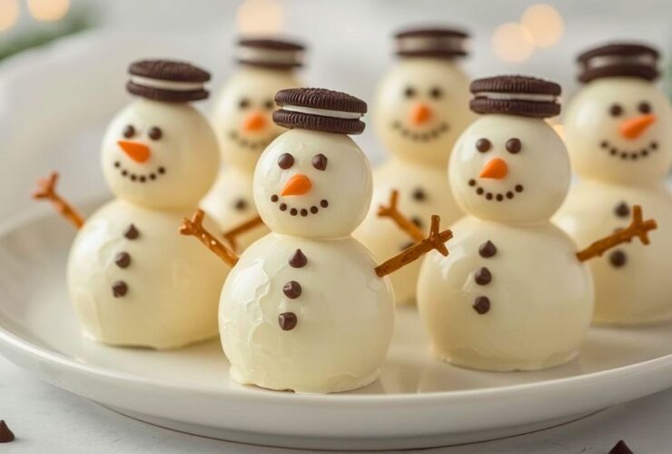Snowman Oreo Balls Recipe