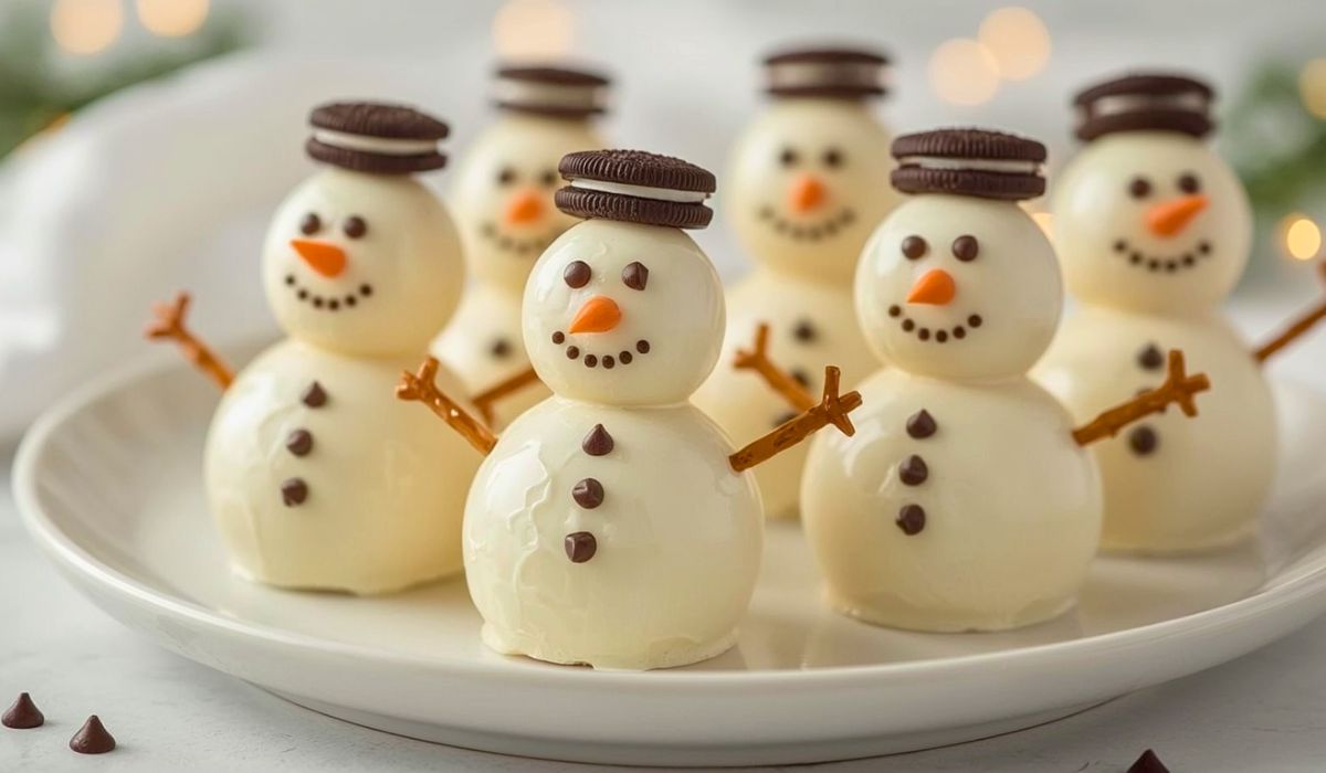 Snowman Oreo Balls Recipe