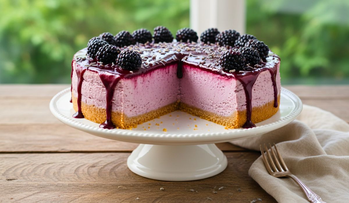 Blackberry Lavender Cheesecake Recipe