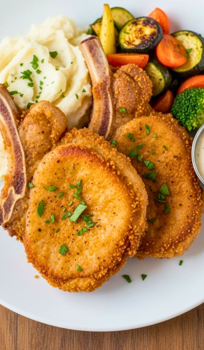 Buttermilk Fried Pork Chops Recipe