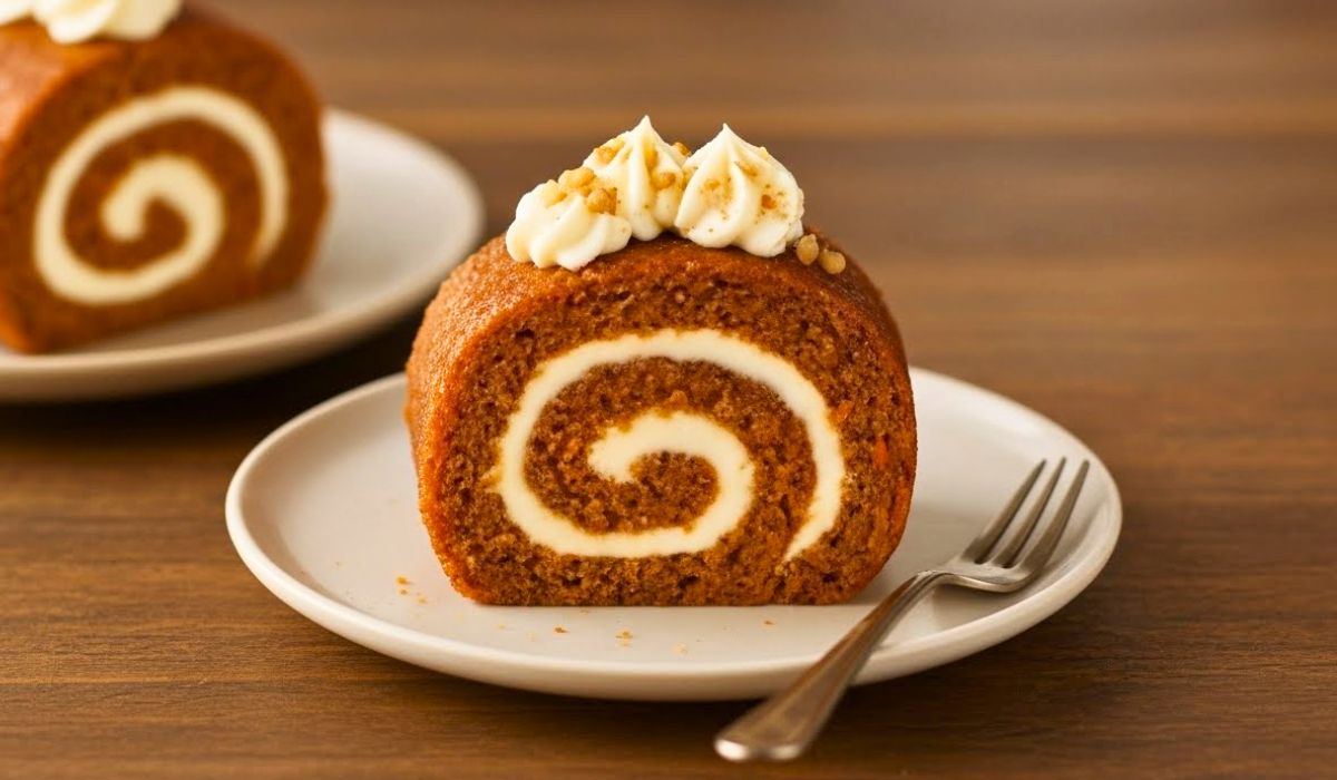 Carrot Cake Roll Cream Cheese Recipe