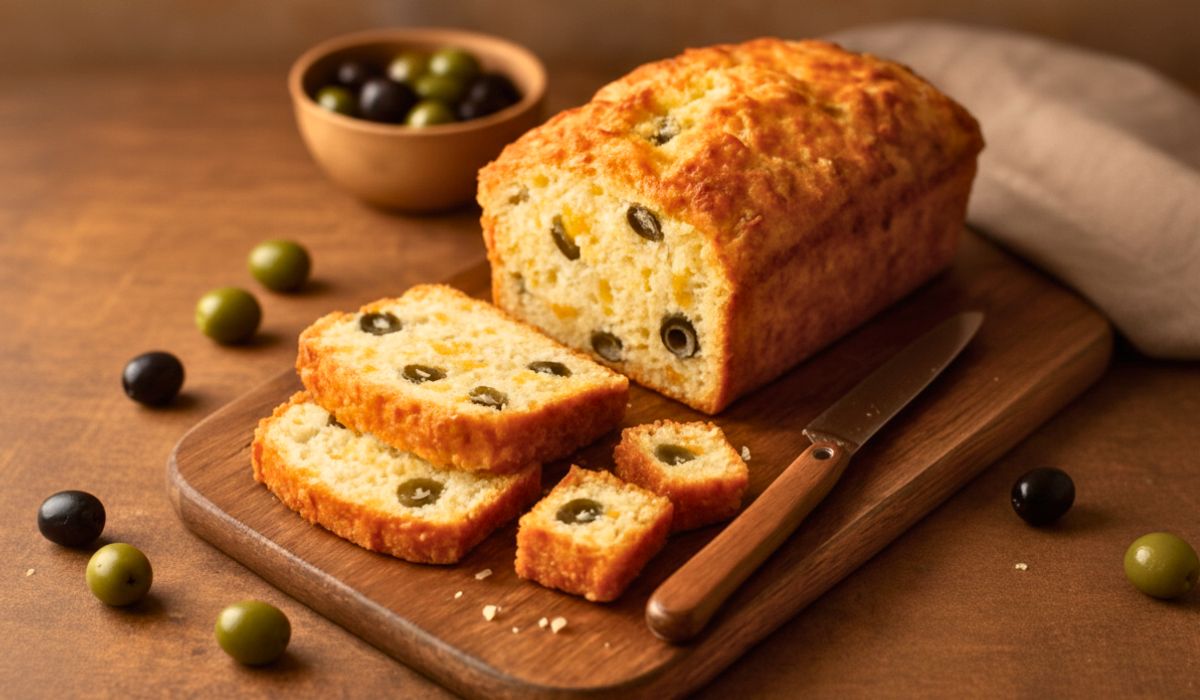 Cheese and Olive Quick Bread Recipe