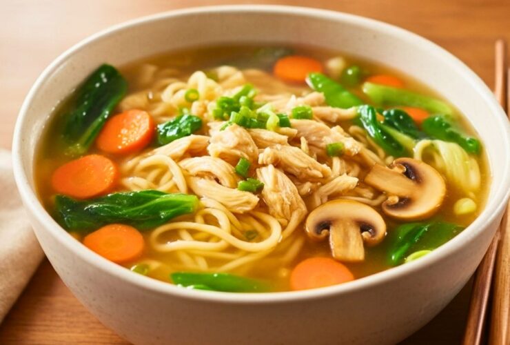 Chicken Yat Gaw Mein Soup Recipe