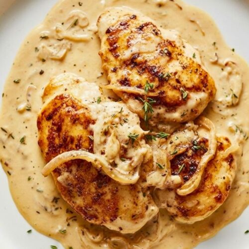 Creamy Caramelized Onion Chicken Recipe