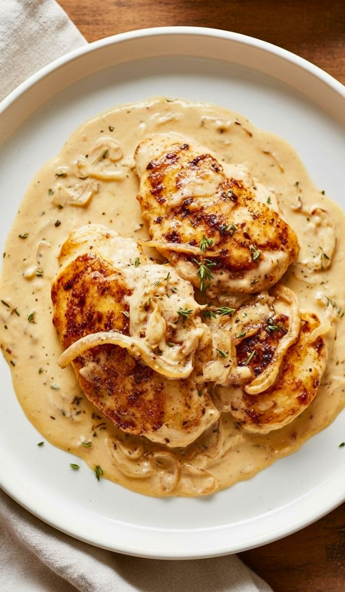 Creamy Caramelized Onion Chicken Recipe