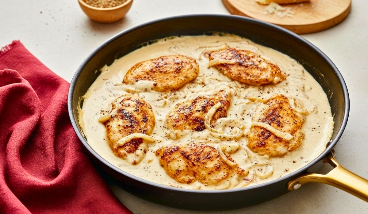 Creamy Caramelized Onion Chicken Recipe