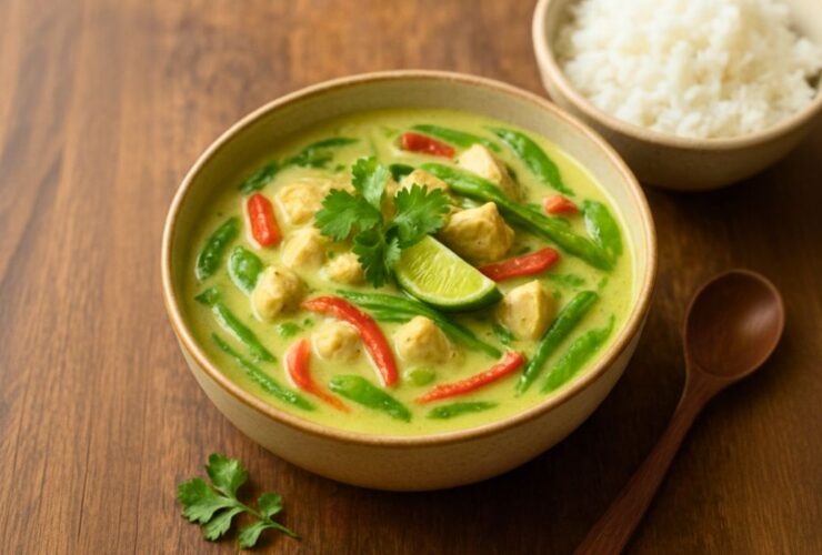 Green Thai Chicken Coconut Curry Recipe