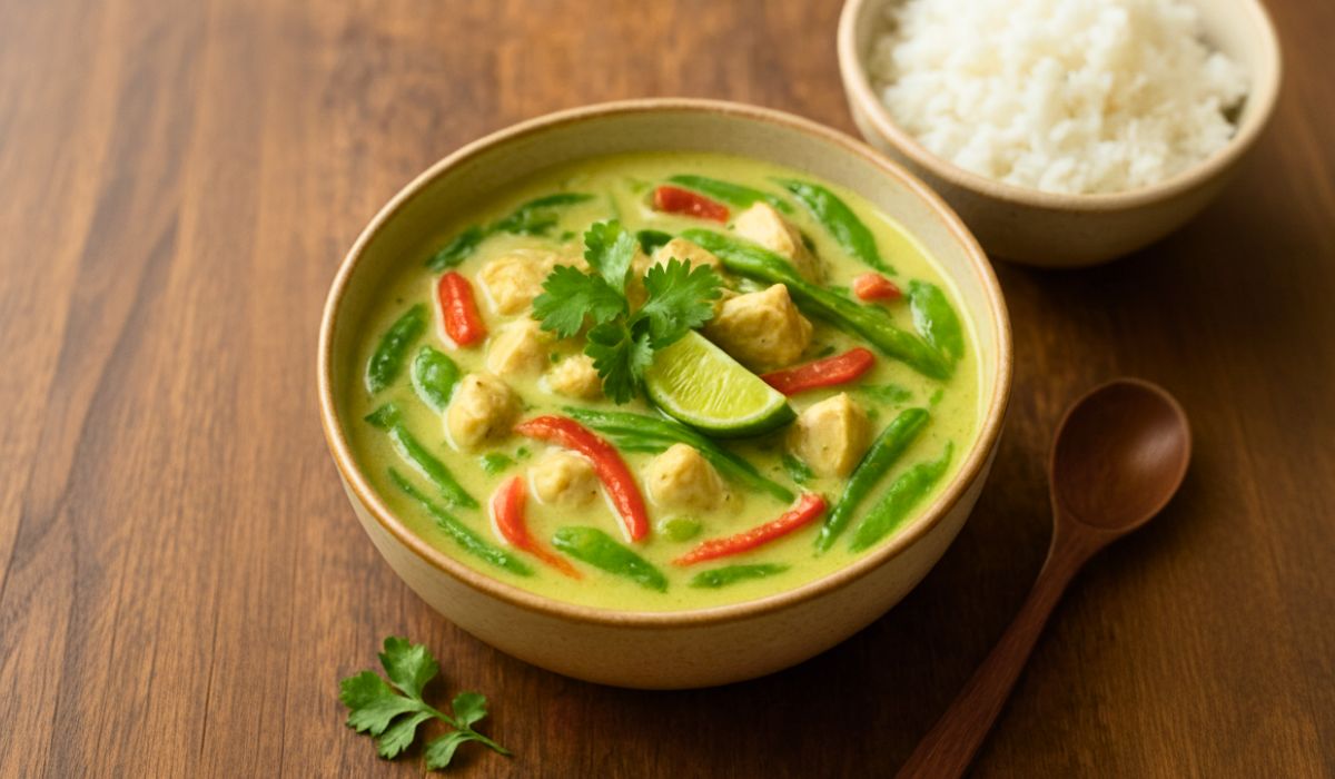 Green Thai Chicken Coconut Curry Recipe