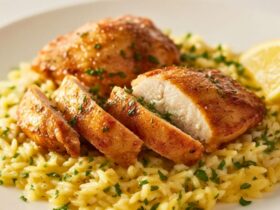 Ina Garten Crispy Chicken with Lemon Orzo Recipe