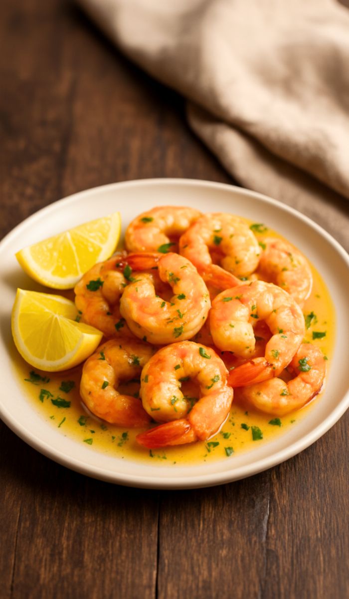 Jumbo Shrimp in Butter Garlic Sauce Recipe