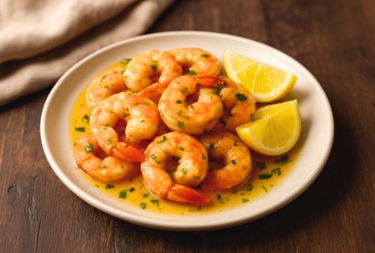 Jumbo Shrimp in Butter Garlic Sauce Recipe