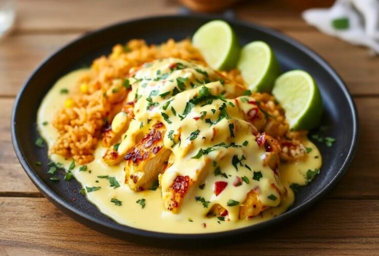 Mexican Chicken With Cheese Sauce Recipe