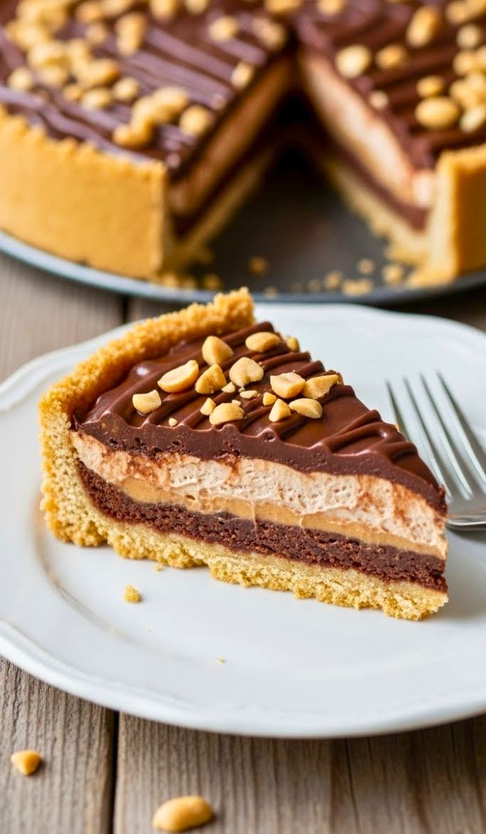 No Bake Chocolate Peanut Butter Cake Recipe