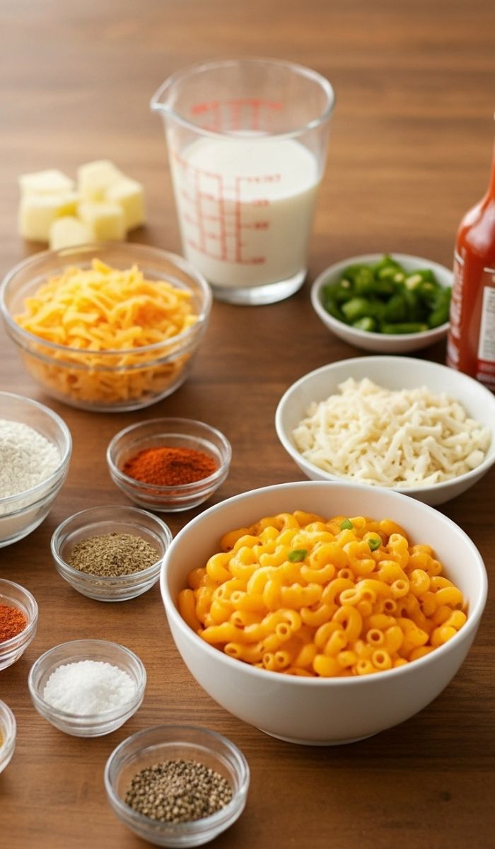 Pepper Belly Pete Mac and Cheese Recipe Ingredients