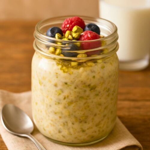 Pistachio Overnight Oats Recipe