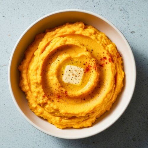 Roasted Garlic Mashed Butternut Squash Recipe
