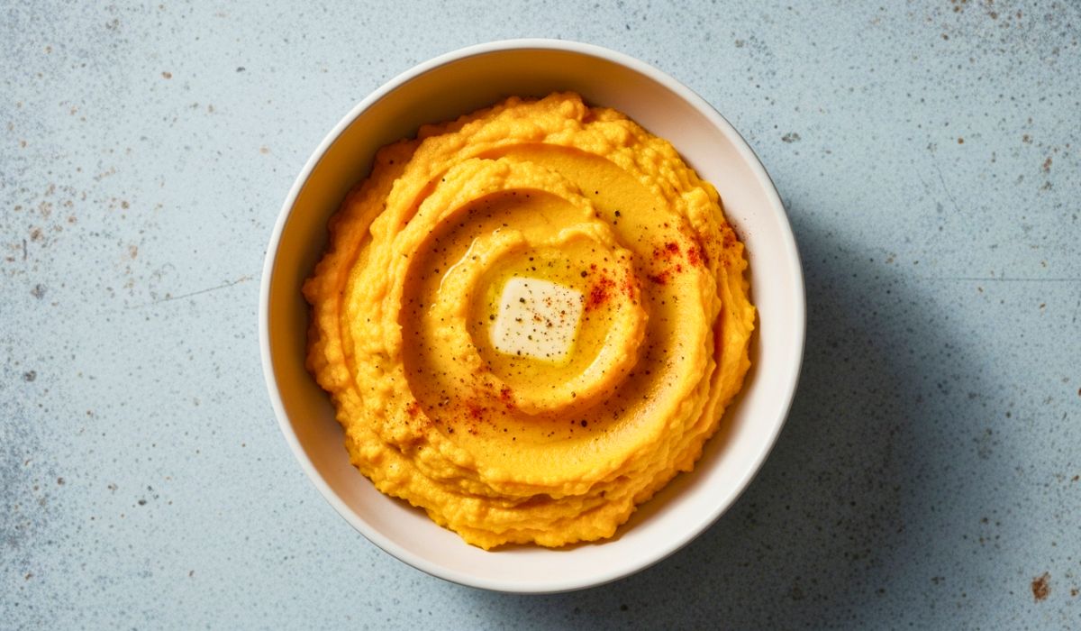 Roasted Garlic Mashed Butternut Squash Recipe