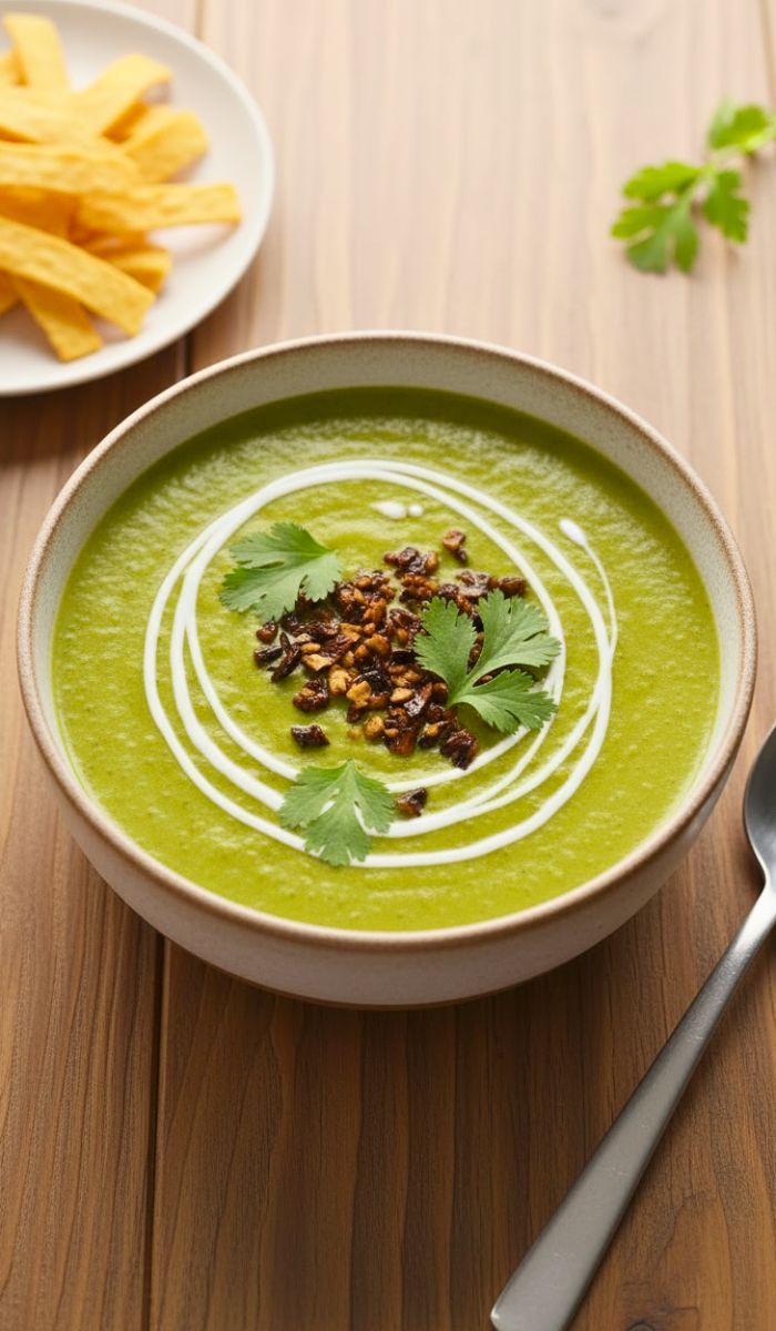 Roasted Poblano Soup Recipe