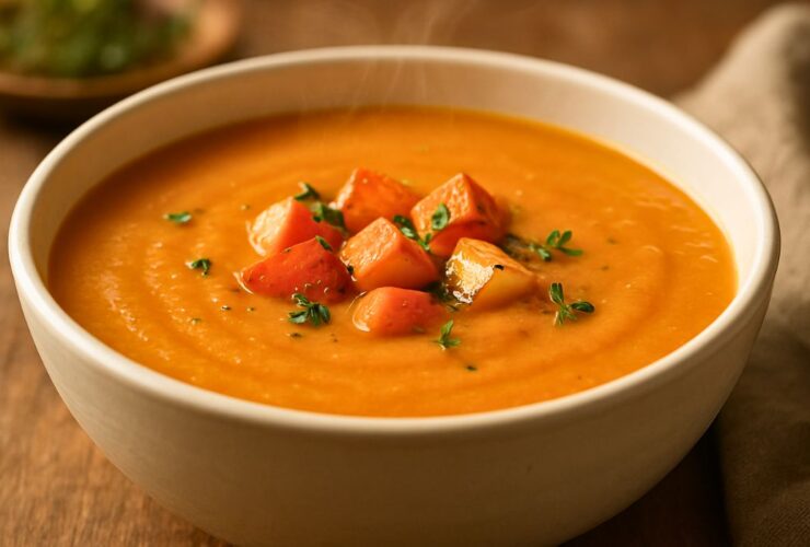 Roasted Winter Vegetable Soup Recipe