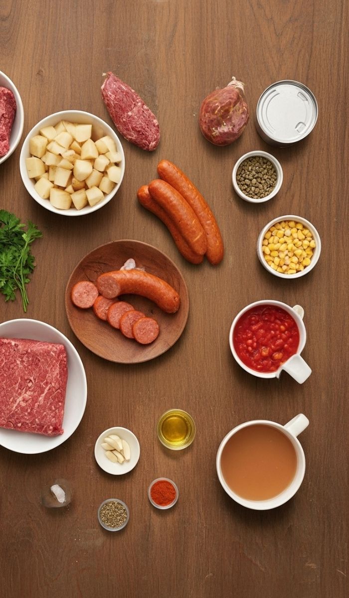Texas Cowboy Stew Recipe Ingredients