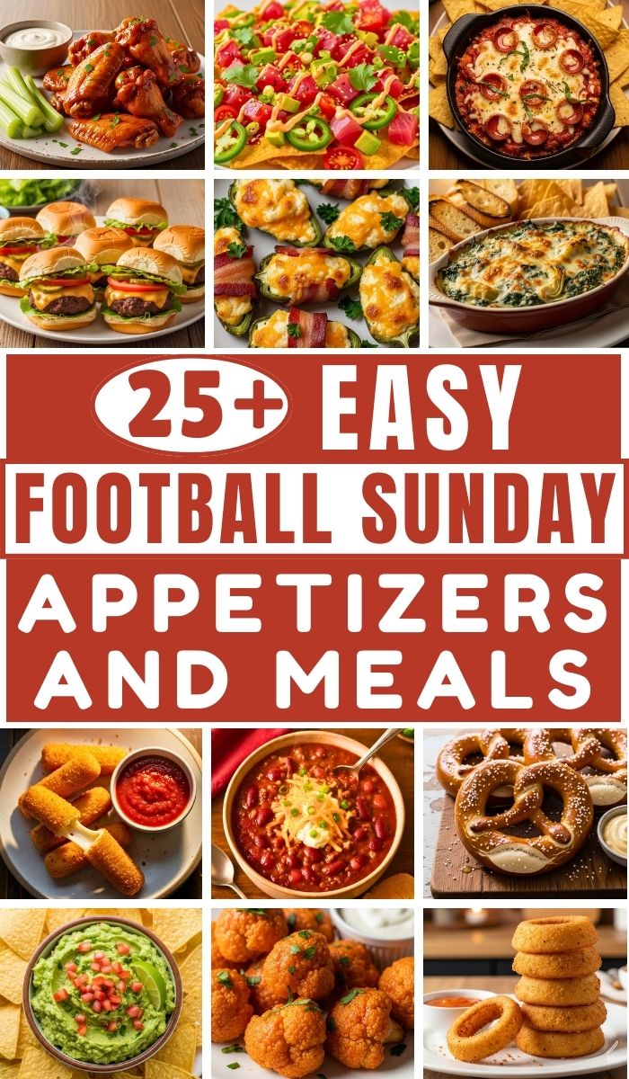 25+ Easy Football Sunday Food Ideas