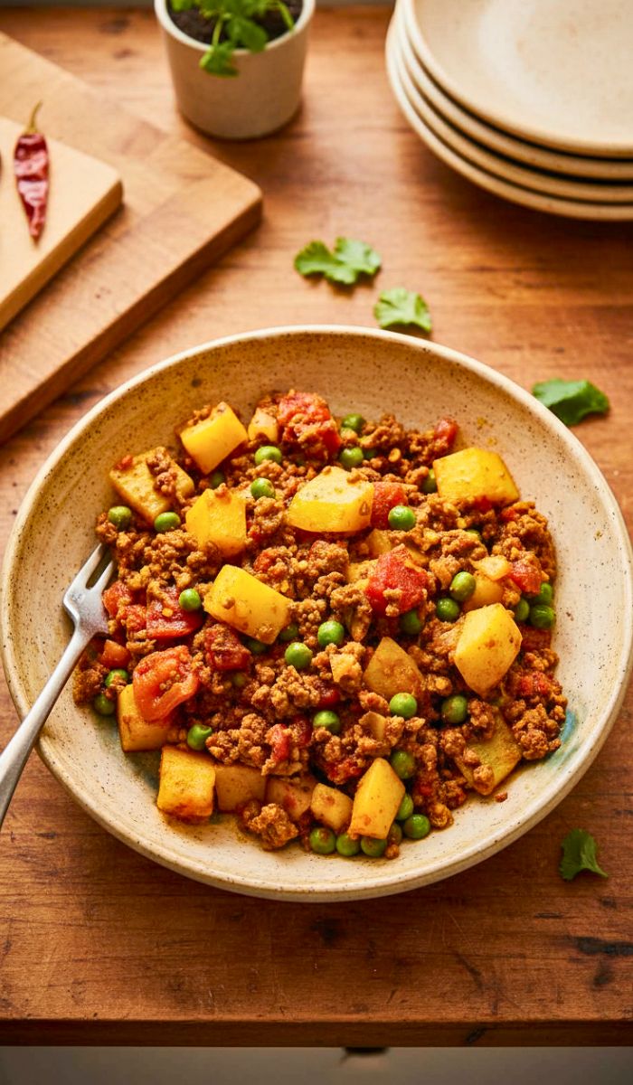 Aloo Keema (Ground Meat with Potatoes) Recipe