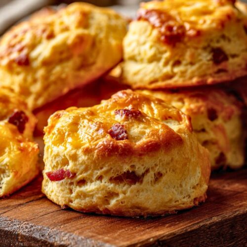 Beef Ham Cheese Butter Biscuits Recipe