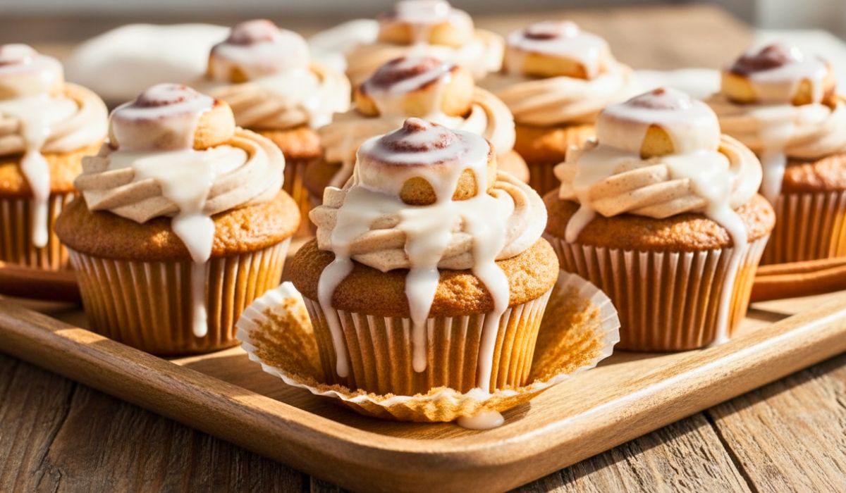 Cinnamon Roll Cupcake Recipe