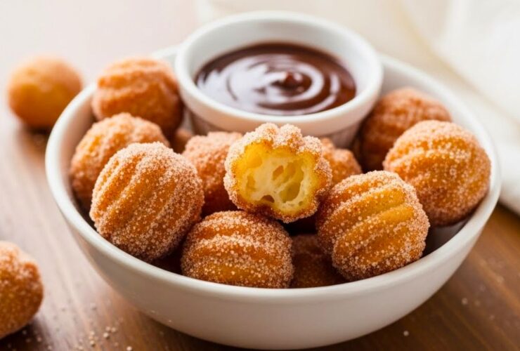 Fluffy Air Fryer Churro Bites Recipe