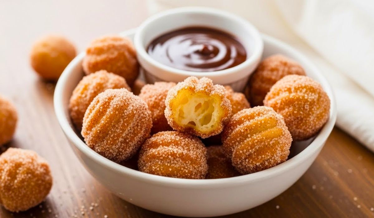 Fluffy Air Fryer Churro Bites Recipe