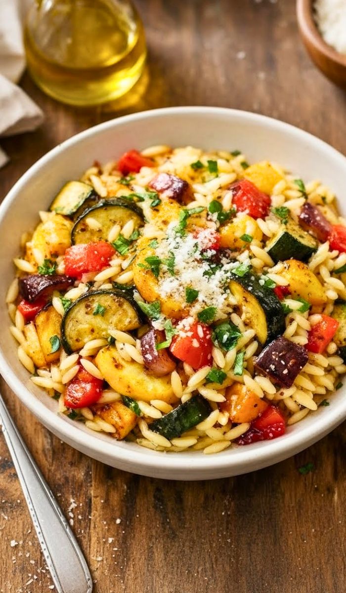 Ina Garten Roasted Vegetable Orzo Recipe