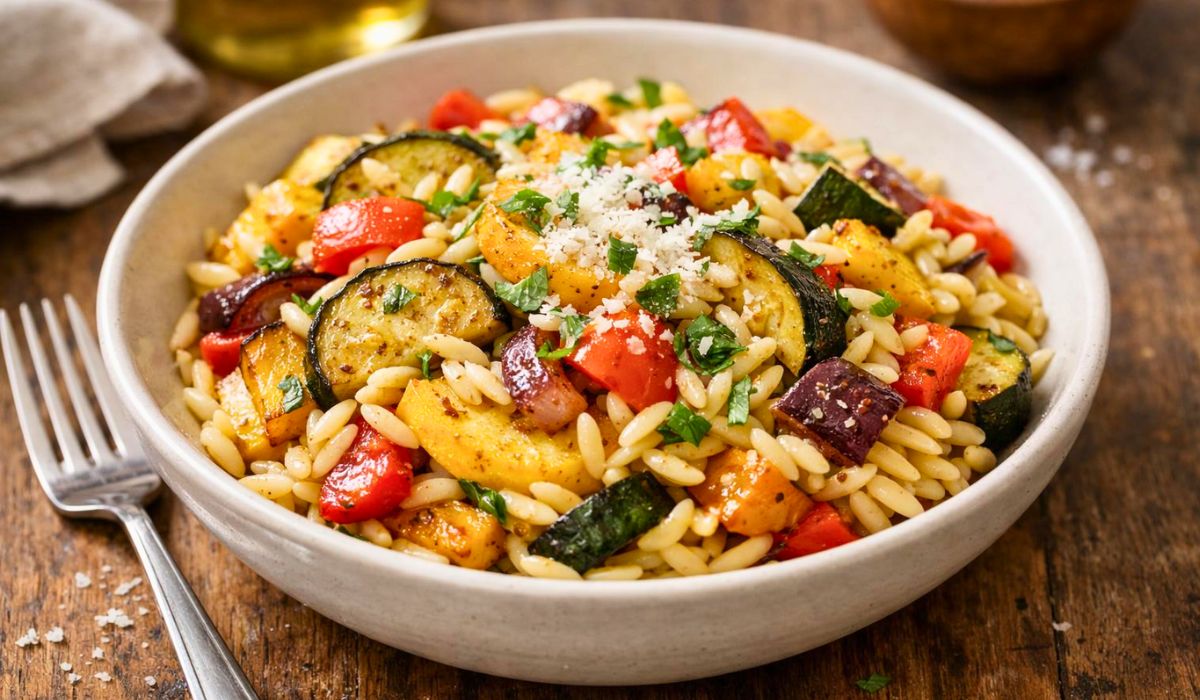 Ina Garten Roasted Vegetable Orzo Recipe