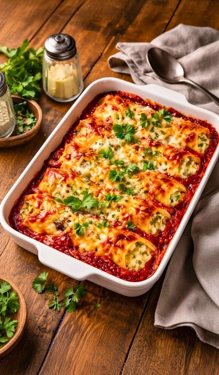 Ina Garten Stuffed Manicotti Recipe