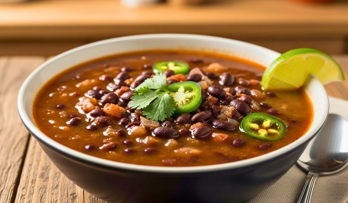Spicy Black Bean Soup Recipe