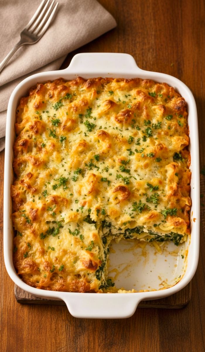 Barefoot Contessa Spinach Ricotta Noodle Pudding Recipe