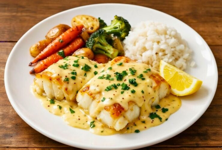 Ina Garten Cod with Mustard Sauce Recipe